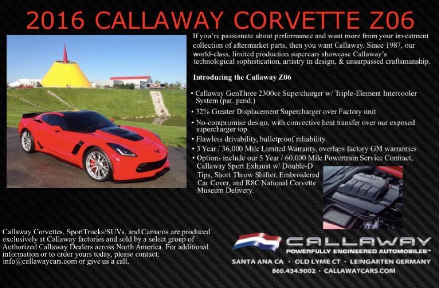  Chevrolet Corvette Z06 by Callaway 2015 года  (фото 5 из 6)